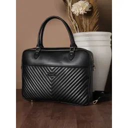 Van Heusen Black Quilted Handbag-picture-32