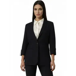 Van Heusen Black Regular Fit Blazer-picture-43