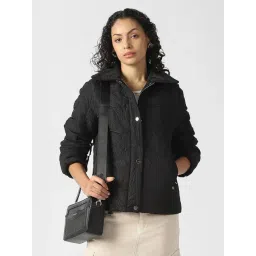 Van Heusen Black Regular Fit Embroidered Jacket-picture-32