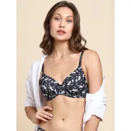Van Heusen Black Regular Fit Floral Print Bra-picture-14