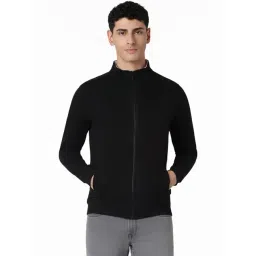 Van Heusen Black Regular Fit Jacket-picture-22