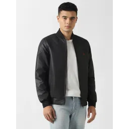 Van Heusen Black Regular Fit Jacket image 1