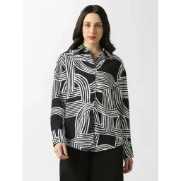 Van Heusen Black Regular Fit Printed Shirt-picture-42