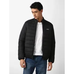Van Heusen Black Regular Fit Puffer Jacket image 1