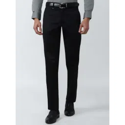 Van Heusen Black Regular Fit Trousers-picture-38