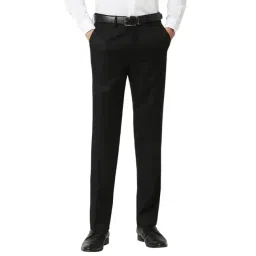 Van Heusen Black Regular Fit Trousers-picture-47