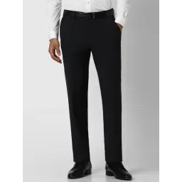 Van Heusen Black Regular Fit Trousers-picture-15
