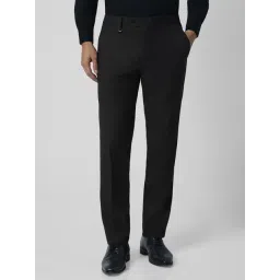 Van Heusen Black Slim Fit Trousers-picture-35