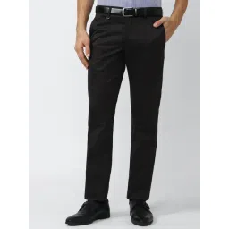 Van Heusen Black Slim Fit Trousers-picture-34