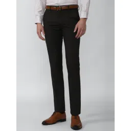 Van Heusen Black Slim Fit Trousers-picture-31