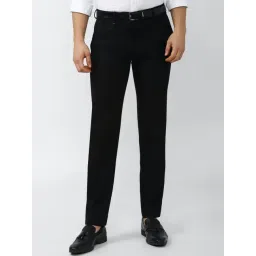 Van Heusen Black Slim Fit Trousers-picture-28