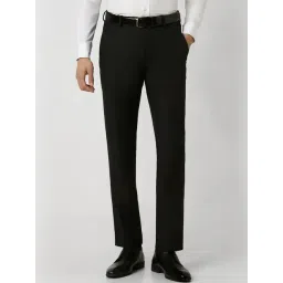 Van Heusen Black Slim Fit Trousers-picture-29