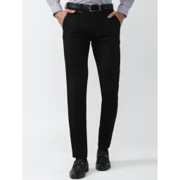 Van Heusen Black Slim Fit Trousers-picture-35