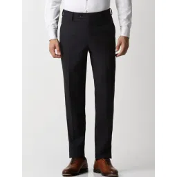 Van Heusen Black Slim Fit Trousers-picture-42