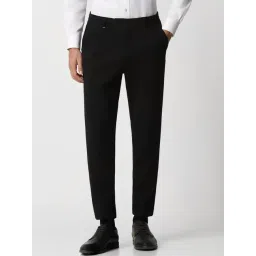 Van Heusen Black Slim Fit Trousers-picture-37