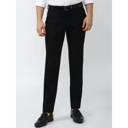 Van Heusen Black Slim Fit Trousers-picture-35