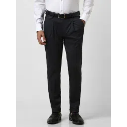 Van Heusen Black Slim Fit Trousers-picture-43