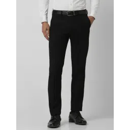 Van Heusen Black Slim Fit Trousers-picture-44