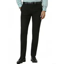 Van Heusen Black Slim Fit Trousers-picture-23