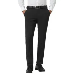 Van Heusen Black Slim Fit Trousers-picture-27