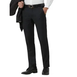 Van Heusen Black Slim Fit Trousers-picture-38