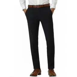 Van Heusen Black Slim Fit Trousers-picture-43