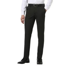 Van Heusen Black Slim Fit Trousers-picture-41