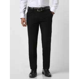 Van Heusen Black Slim Fit Trousers-picture-17