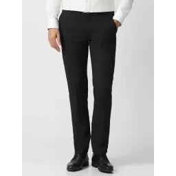 Van Heusen Black Slim Fit Trousers-picture-30