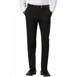 Van Heusen Black Slim Fit Trousers-picture-42
