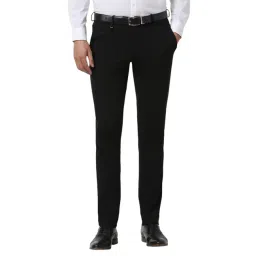 Van Heusen Black Slim Fit Trousers-picture-43