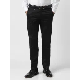 Van Heusen Black Slim Fit Trousers-picture-28