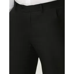 Van Heusen Black Slim Fit Trousers image 4