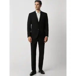 Van Heusen Black Slim Fit Two Piece Suit-picture-34