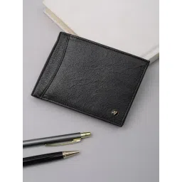 Van Heusen Black Textured Leather Bi-Fold Wallet-picture-43
