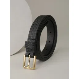 Van Heusen Black Textured Leather Casual Belt-picture-26