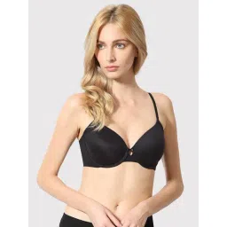 Van Heusen Black Under Wired Padded T Shirt Bra-picture-10