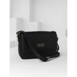 Van Heusen Black Woven Cross Body Bag-picture-31