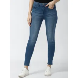 Van Heusen Blue Blended Skinny Fit Jeans-picture-14
