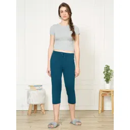 Van Heusen Blue Capri Length Lounge Pants-picture-12