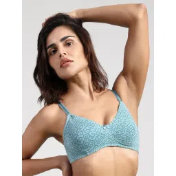 Van Heusen Blue Cotton Printed Bra-picture-21