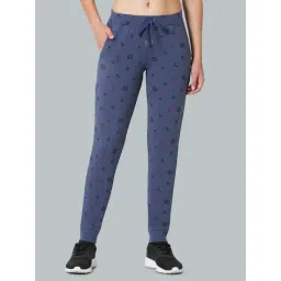 Van Heusen Blue Cotton Printed Joggers-picture-24