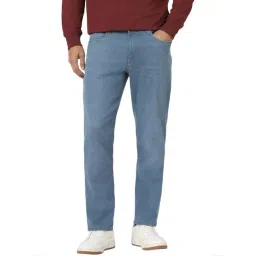 Van Heusen Blue Cotton Regular Fit Jeans-picture-48