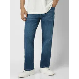 Van Heusen Blue Cotton Regular Fit Jeans-picture-24