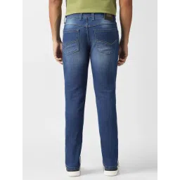 Van Heusen Blue Cotton Regular Fit Jeans image 2
