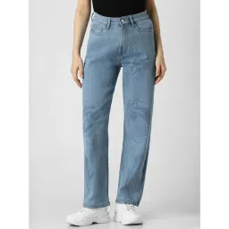 Van Heusen Blue Cotton Regular Fit Mid Rise Jeans-picture-39