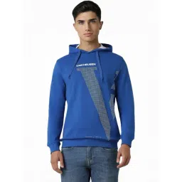 Van Heusen Blue Cotton Regular Fit Printed Hooded Sweatshirt-picture-41