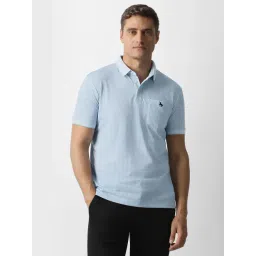 Van Heusen Blue Cotton Regular Fit Printed T-Shirt-picture-37