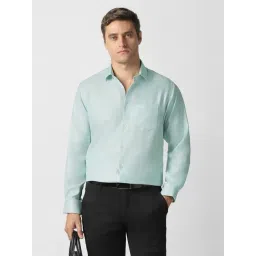 Van Heusen Blue Cotton Regular Fit Shirt-picture-34