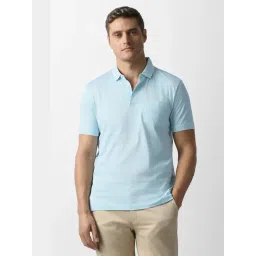 Van Heusen Blue Cotton Regular Fit T-Shirt-picture-23